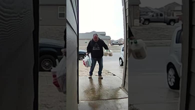 Aaaaand we’re out of milk again π #afv #funny #shorts