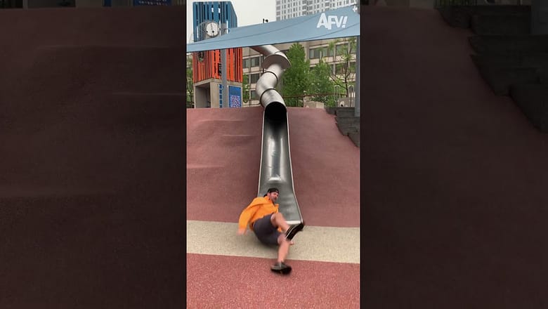 Is this the most famous slide in the world? π #afv #funny #shorts