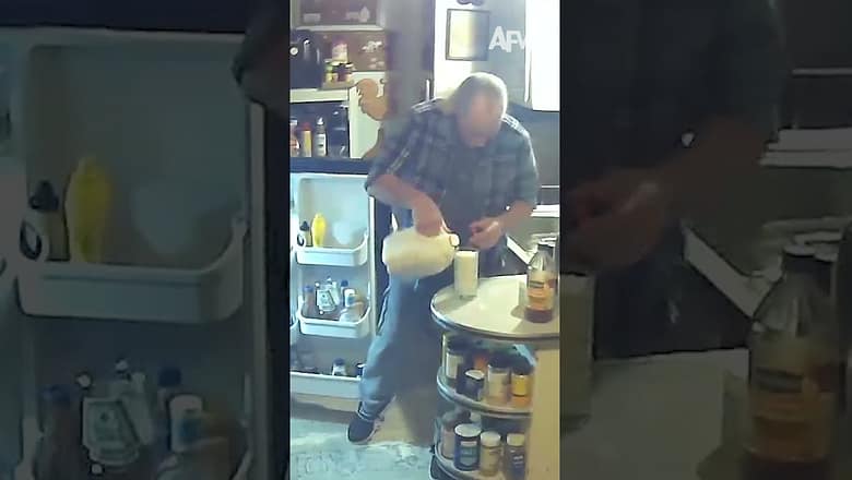 Milk was a bad choice π₯ #afv #caughtoncamera #strange #funny #shorts