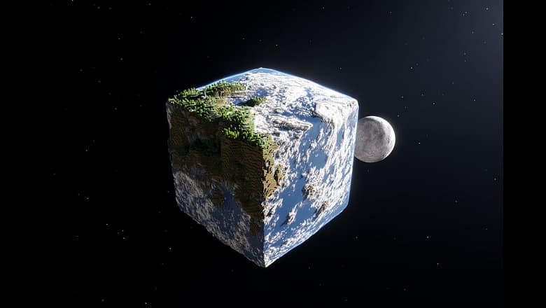 What if the Earth were square, like in the Minecraft world?