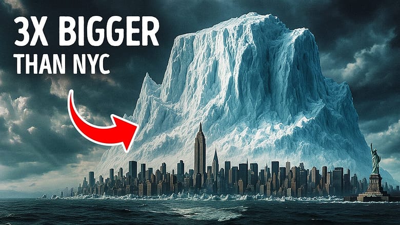 World’s Largest Iceberg Broke Free and Drifted Toward the Atlantic