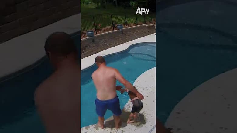 Dad saves the day! π #afv #caughtoncamera #funnyvideos #shorts