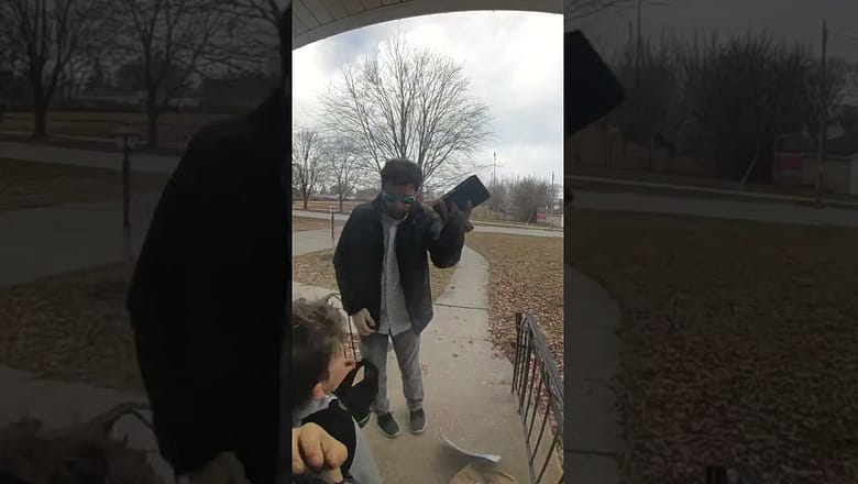 Good thing he didn’t panic π·οΈ #afv #caughtoncamera #funny #shorts