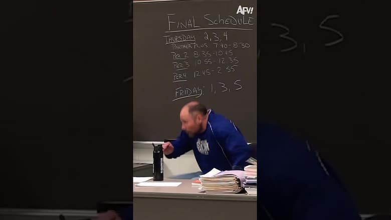 He won’t be needing his coffee this morning! π€£ #afv #prank #funny