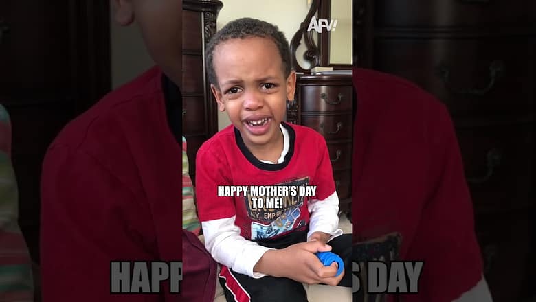 Someone wish him a Happy Mother’s Day π₯Ί #afv #mothersday #kidssay #shorts
