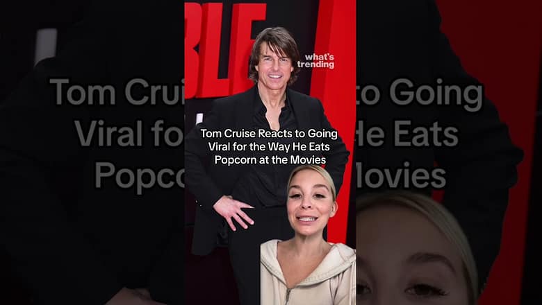 Tom Cruise Reacts to Going Viral for the Way He Eats Popcorn at the Movies