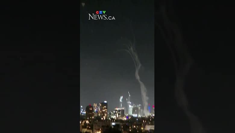 Explosions over Israel as Iran fires missiles