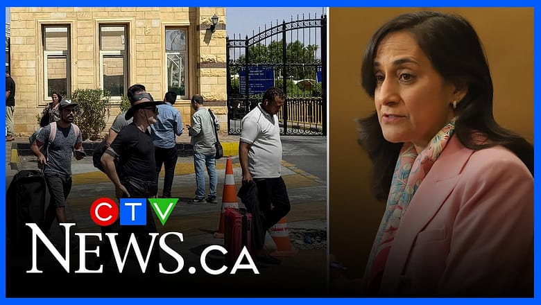 Foreign affairs minister says Canadians to have consular services expanded in Middle East