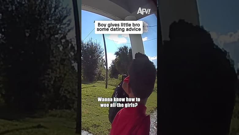 Life lessons with big bro π #afv #kidssay #funny #shorts