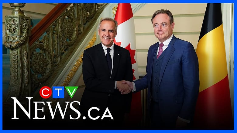 PM Carney touches down in Brussels before NATO summit