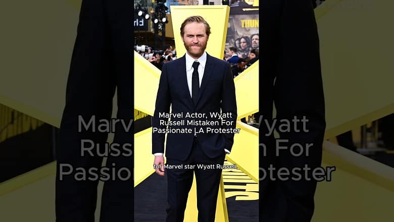 Wyatt Russel Mistaken As LA Protester | #shorts #trendingnews
