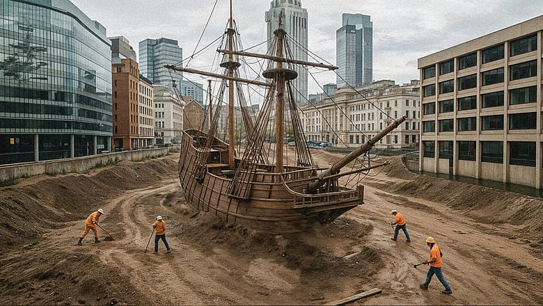 An Old Ship Found in the Heart of London – And It Might Explain a Huge Disaster