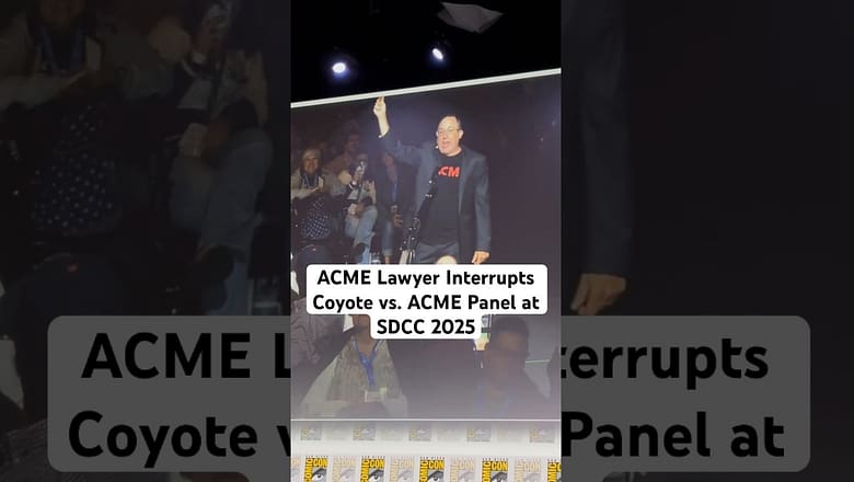 Coyote vs. Acme Panel INTERRUPTED at SDCC 2025