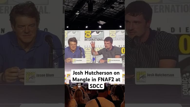 ‘Five Nights at Freddy’s 2’ Josh Hutcherson & Mangle SDCC (2025)