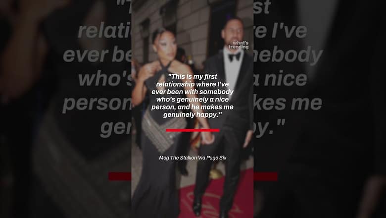 Klay Thompson & Megan Thee Stallion Officially Make Red Carpet Debut | #shorts #celebritycouples