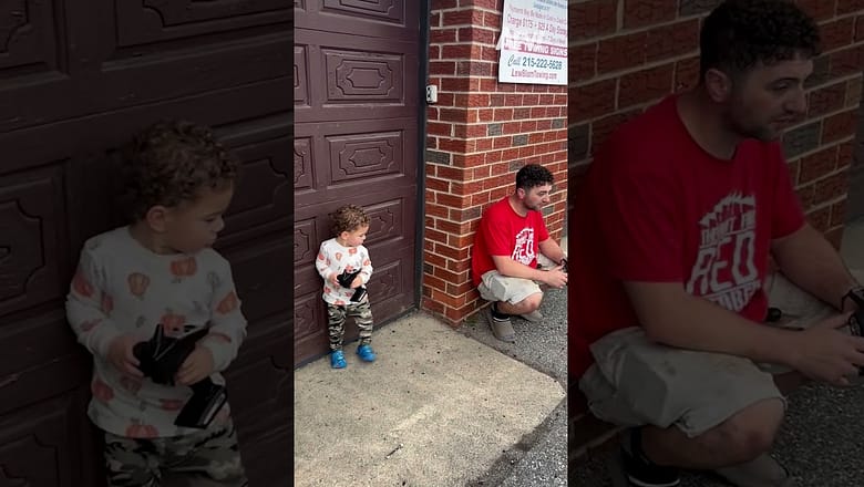 My son wants to be just like me π₯Ή