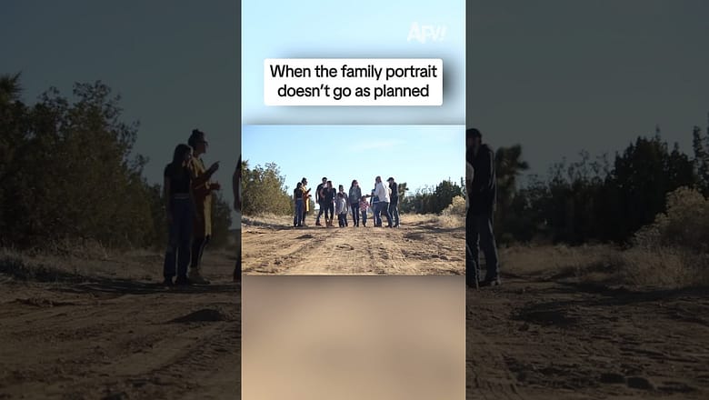 When the family portrait doesn’t go as planned