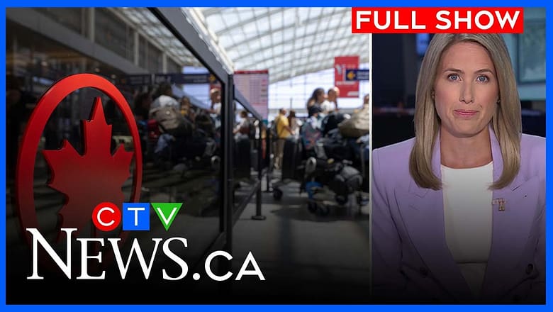 10,000 Air Canada flight attendants set to walk off job | CTV National News at 5:30 for Aug 15, 2025