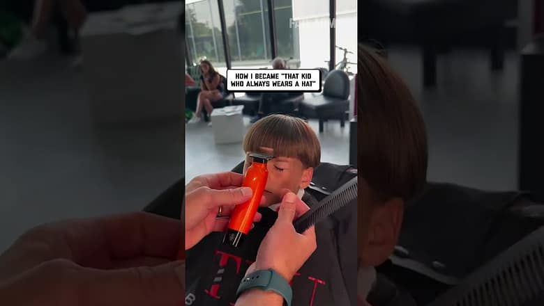 Haircut Goes Wrong As Kid Moves His Head