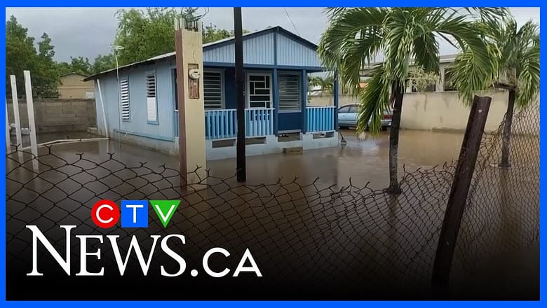 Puerto Rico hit with flooding, power outages from Hurricane Erin