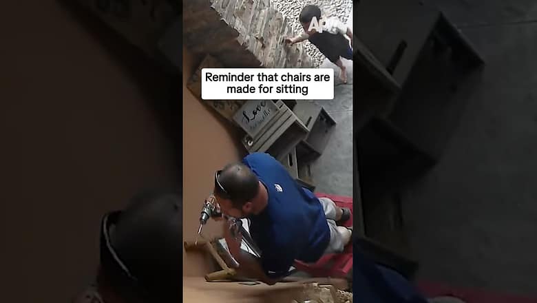 Reminder that chairs are made for sitting