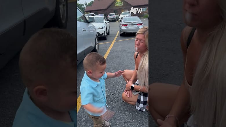 Toddler’s magic trick GONE WRONG π