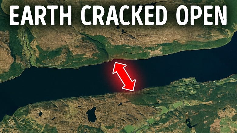 Why There Is a Straight Gap in the Middle of Scotland