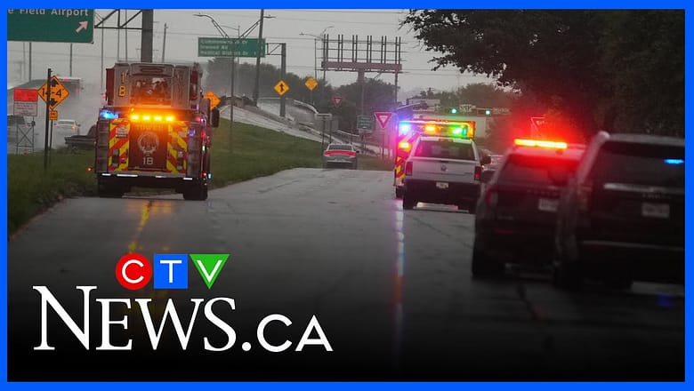 Emergency vehicles on scene of shooting at ICE facility in Dallas