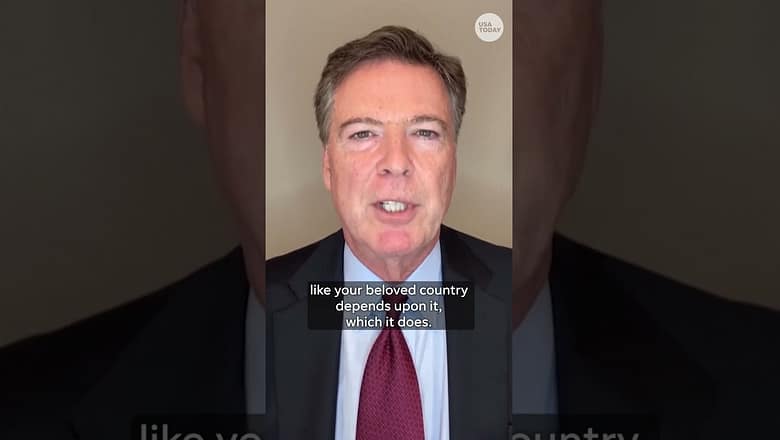 Former FBI Director James Comey reacts to his indictment #Shorts