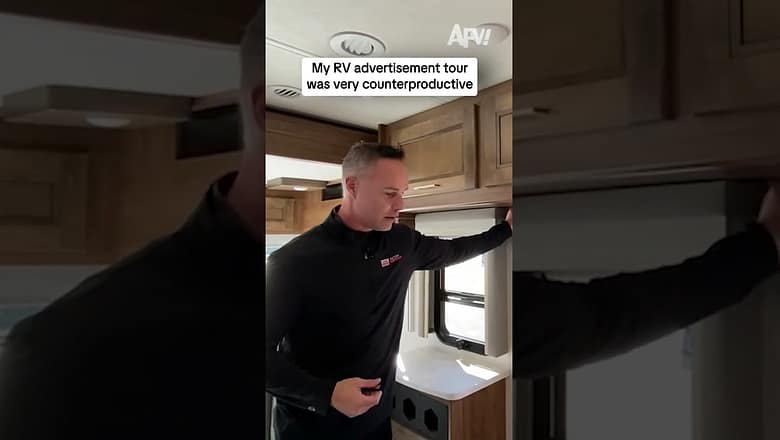My RV advertisement tour was very counterproductive