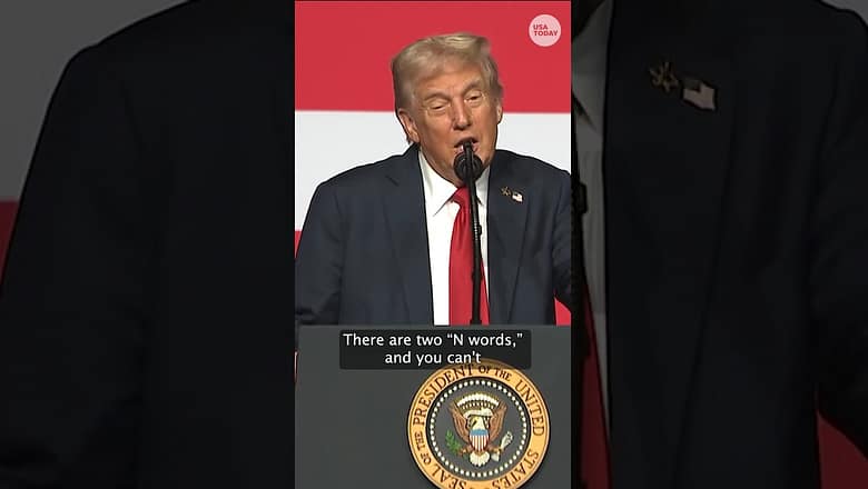 President Trump: ‘There are two N words, and you can’t use either of them’ #Shorts