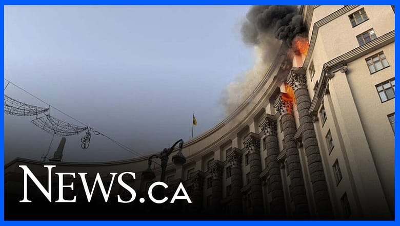 Russia’s fatal air attack hits ‘symbolic target’ of Ukrainian political building