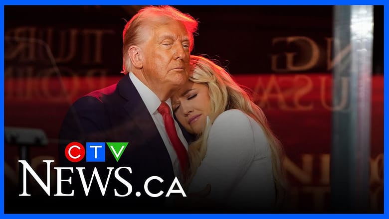 Trump hugs Erika Kirk hug at memorial service for Charlie Kirk