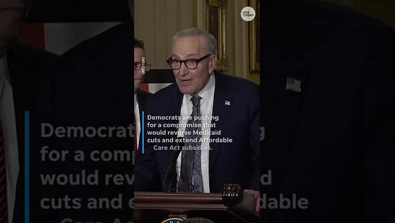 Trump says shutdown could bring ‘a lot of good’ despite layoffs #Shorts