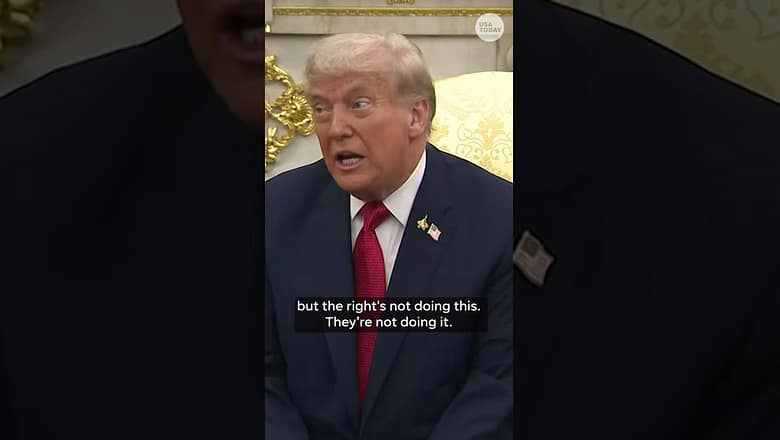Trump warns of escalating violence after ICE shooting #Shorts