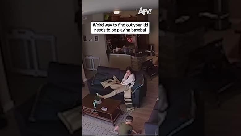 Weird way to find out your kid needs to be playing baseball