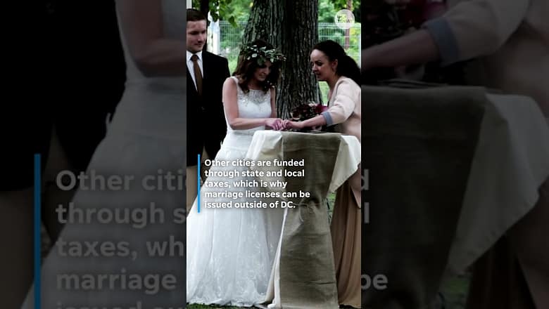 DC courthouse weddings paused during government shutdown #Shorts