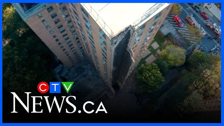 Explosion triggers partial collapse of New York City apartment building
