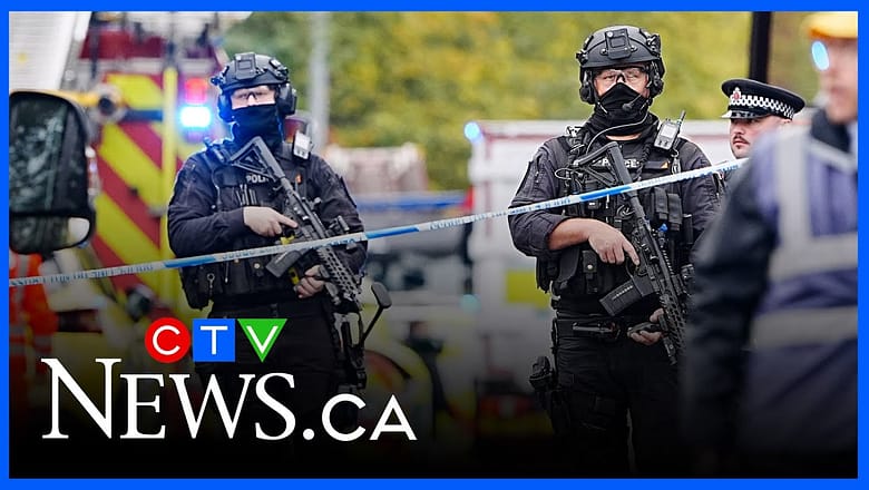 From the scene | Four people injured following incident near synagogue in Manchester