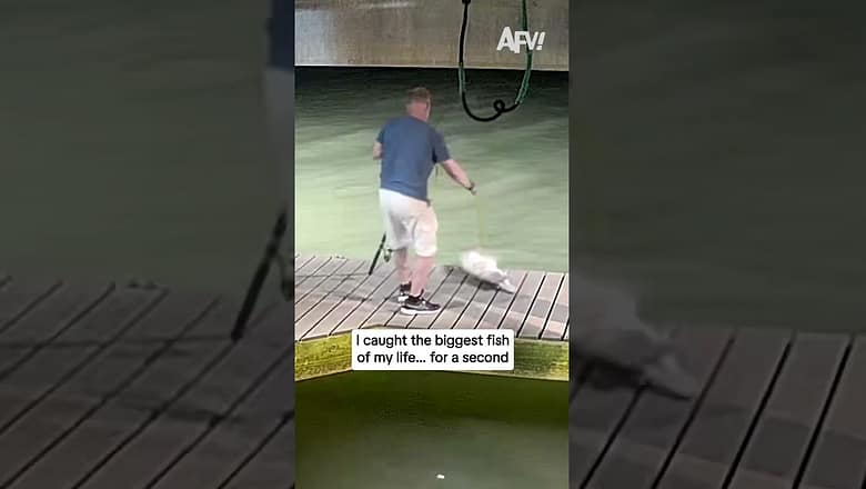 I caught the biggest fish of my life… for a second