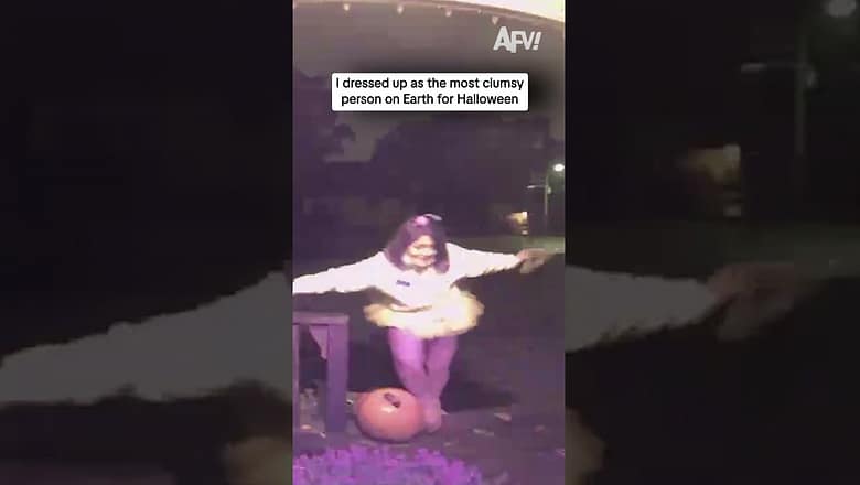 I dressed up as the most clumsy person on Earth for Halloween