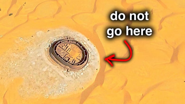 Impossible to Reach Places on Google Earth