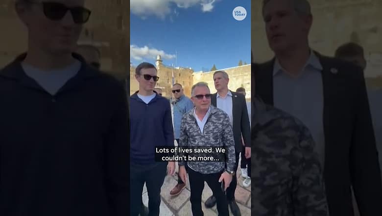 Ivanka Trump, Jared Kushner, Steve Witkoff visit Western Wall