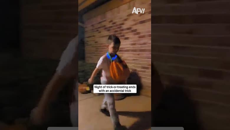 Night of trick-or-treating ends with an accidental trick