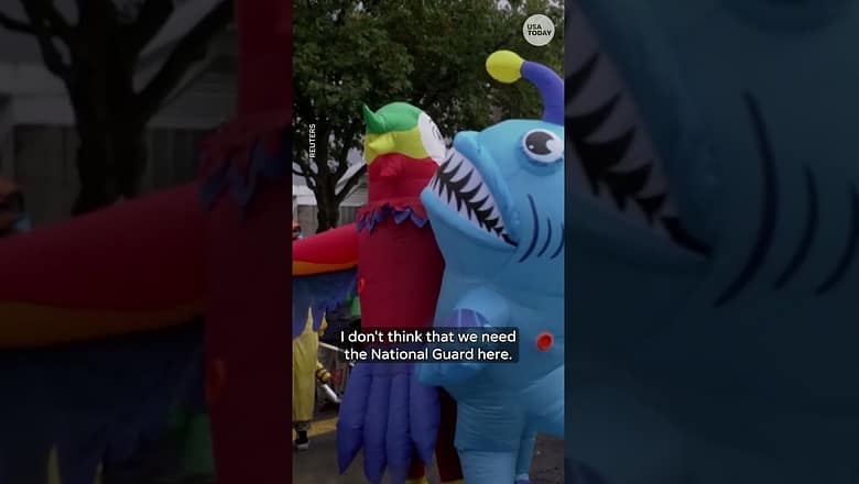 Portland residents’ ‘weird’ protests against Trump’s National Guard