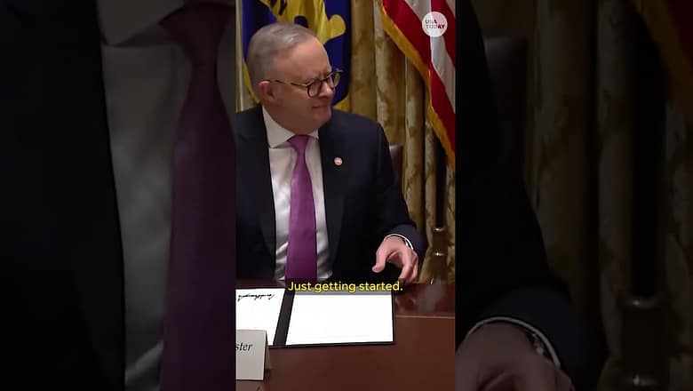 President Donald Trump, Australian PM sign a rare earths deal amid China supply concerns