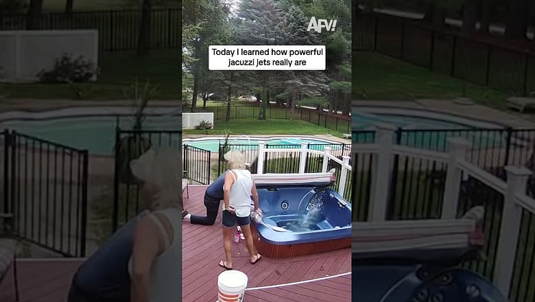 Today I learned how powerful jacuzzi jets really are