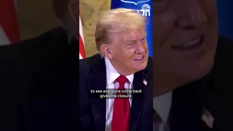 Trump meets families of freed Israeli hostages at the Knesset