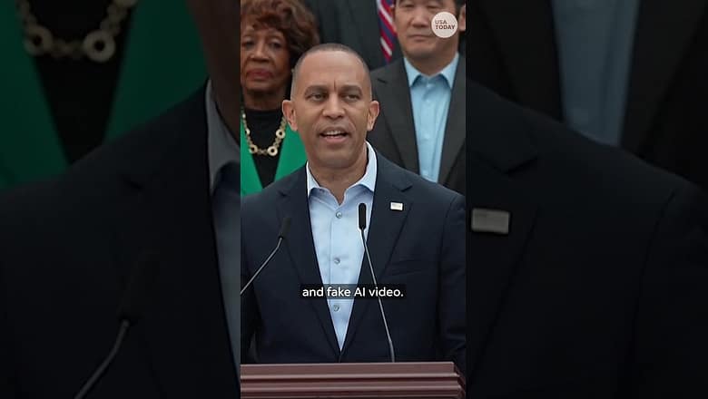 Vance defends Trump’s AI video of Jeffries amid backlash #Shorts