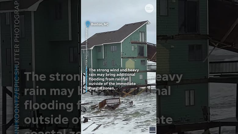 Watch: Nor’easter impacts East Coast with heavy rain, wind